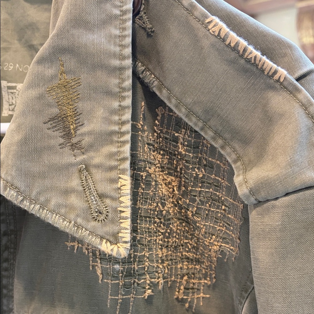 The Great China Wall Olive Green Military Field Jacket - Picture 5 of 11